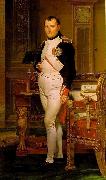 Jacques-Louis David Napoleon in His Study Spain oil painting artist